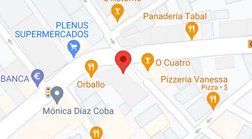 localización Registro Civil Juzgado de Paz de A Rua