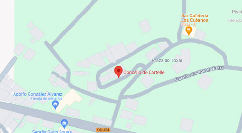 localización Registro Civil Juzgado de Paz de Cartelle