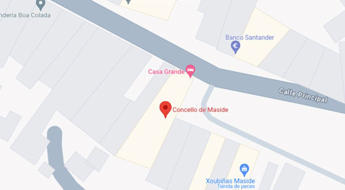 localización Registro Civil Juzgado de Paz de Maside